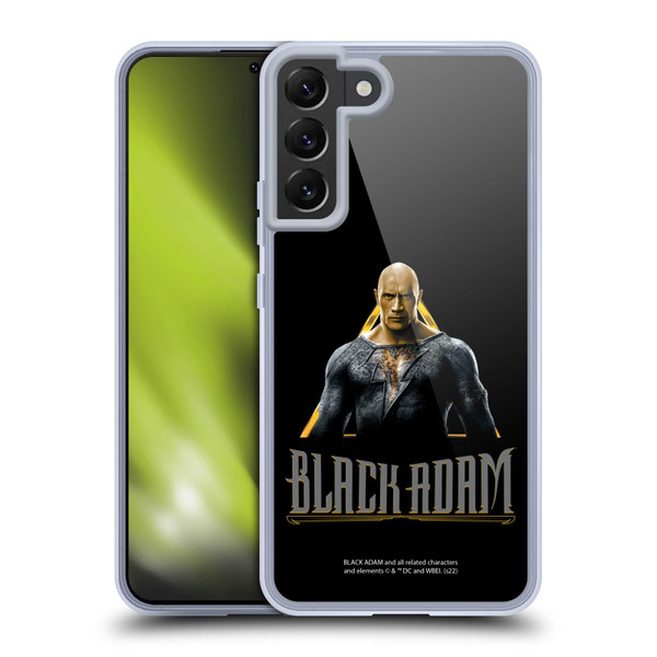 Black Adam Graphics Black Adam Soft Gel Case for Samsung Galaxy S22+ 5G & MagSafe