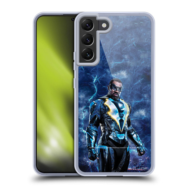 Black Lightning Characters Black Lightning Soft Gel Case for Samsung Galaxy S22+ 5G & MagSafe