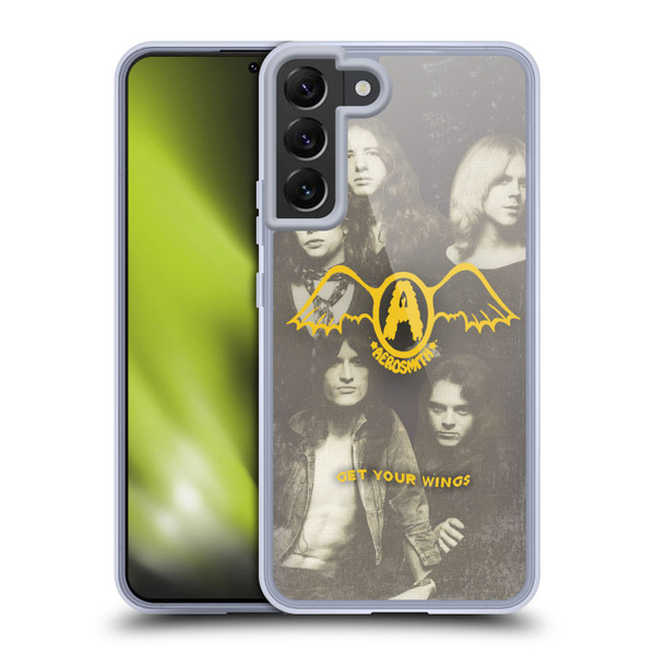 Aerosmith Classics Get Your Wings Soft Gel Case for Samsung Galaxy S22+ 5G & MagSafe