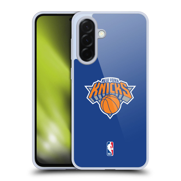 NBA New York Knicks Plain Soft Gel Case for Samsung Galaxy A36 5G
