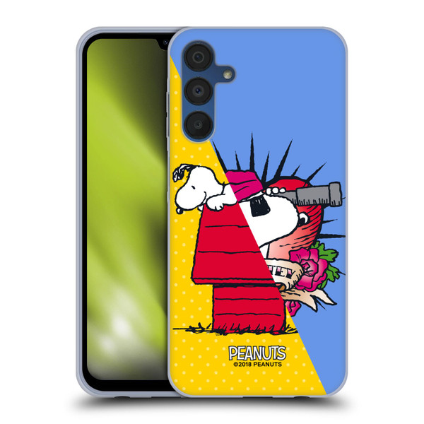 Peanuts Halfs And Laughs Snoopy Pirate Soft Gel Case for Samsung Galaxy A15 & MagSafe