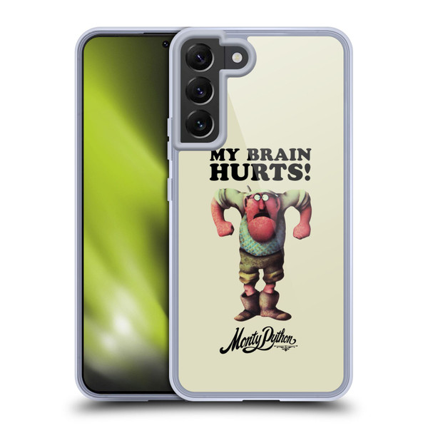 Monty Python Key Art My Brain Hurts Soft Gel Case for Samsung Galaxy S22+ 5G & MagSafe