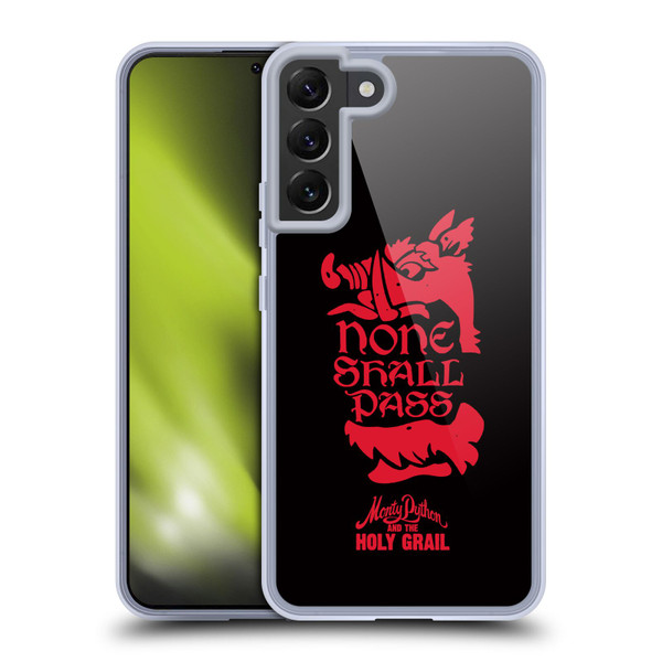 Monty Python Key Art None Shall Pass Soft Gel Case for Samsung Galaxy S22+ 5G & MagSafe