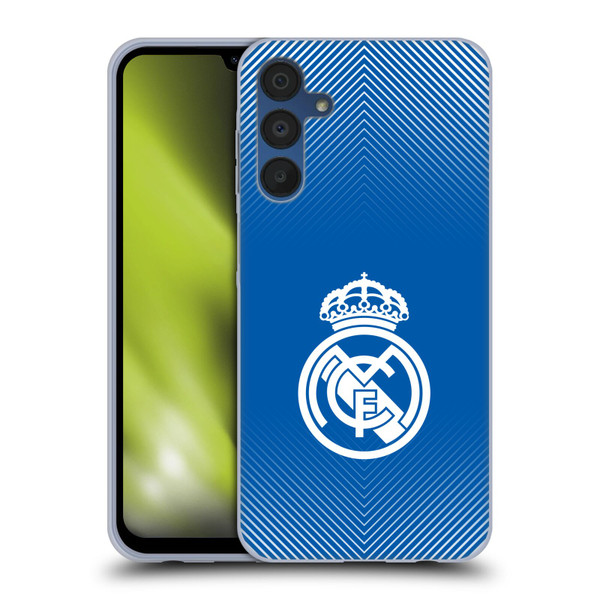 Real Madrid CF Origin Logo Blue Soft Gel Case for Samsung Galaxy A15 & MagSafe