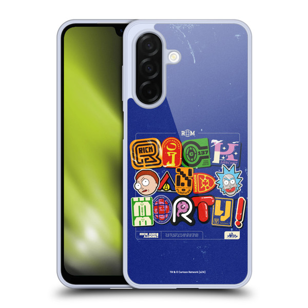 Rick And Morty Duo Graphics Typography Soft Gel Case for Samsung Galaxy A26 5G