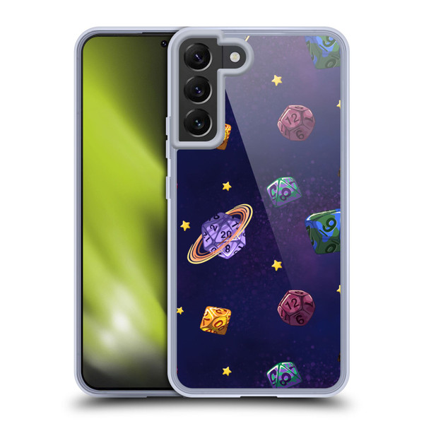 Carla Morrow Patterns Dice Numbers Soft Gel Case for Samsung Galaxy S22+ 5G & MagSafe