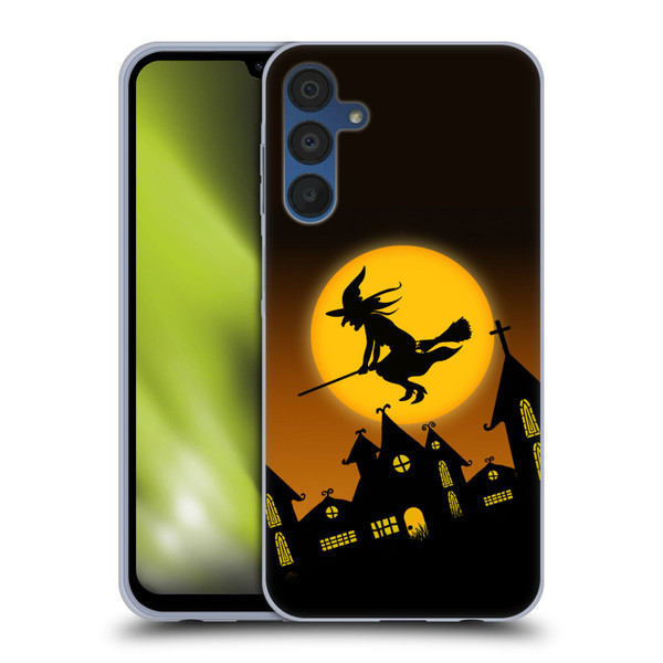 Simone Gatterwe Halloween Witch Soft Gel Case for Samsung Galaxy A15 & MagSafe