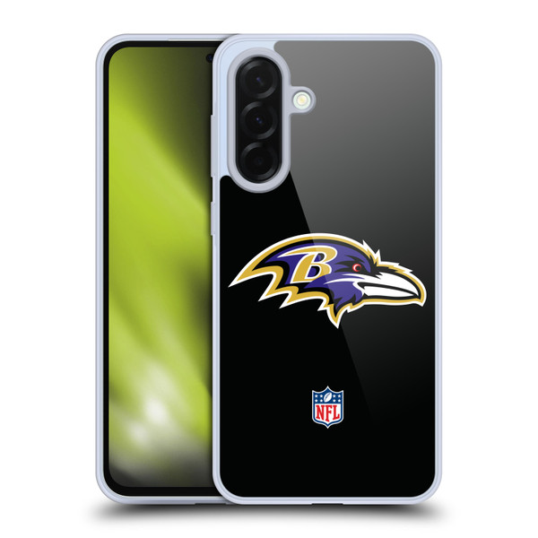 NFL Baltimore Ravens Logo Plain Soft Gel Case for Samsung Galaxy A36 5G