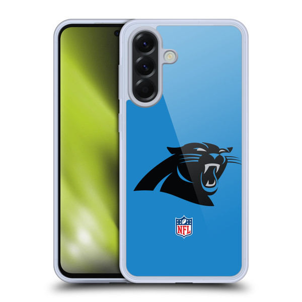 NFL Carolina Panthers Logo Plain Soft Gel Case for Samsung Galaxy A56 5G