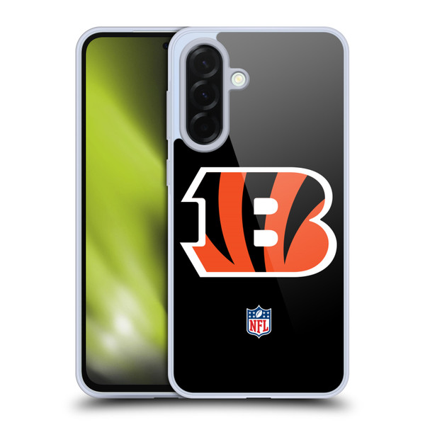 NFL Cincinnati Bengals Logo Plain Soft Gel Case for Samsung Galaxy A36 5G