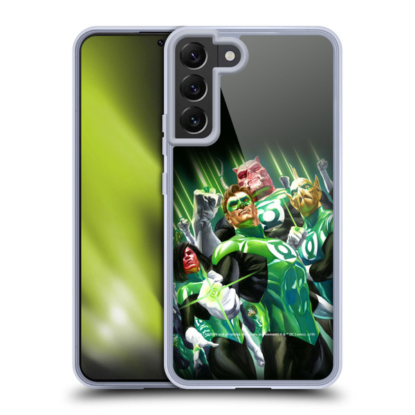 Green Lantern DC Comics Comic Book Covers Group Soft Gel Case for Samsung Galaxy S22+ 5G & MagSafe