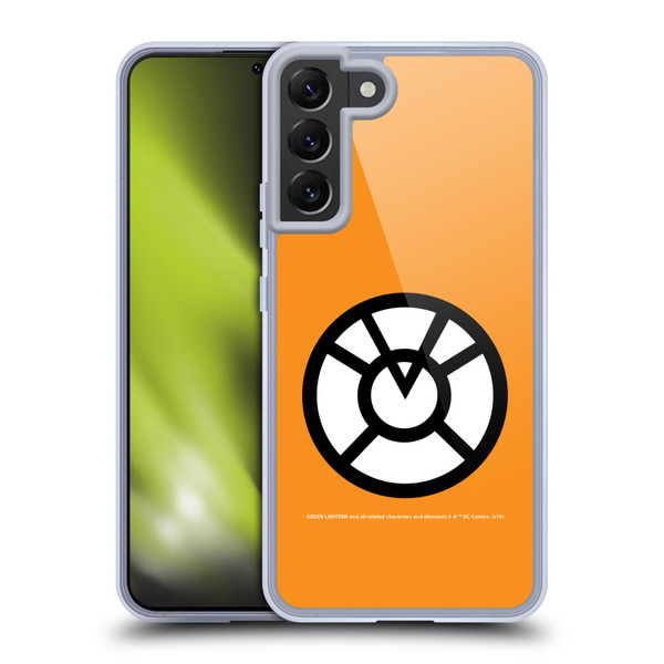 Green Lantern DC Comics Lantern Corps Orange Soft Gel Case for Samsung Galaxy S22+ 5G & MagSafe