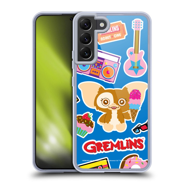 Gremlins Graphics Sticker Print Soft Gel Case for Samsung Galaxy S22+ 5G & MagSafe