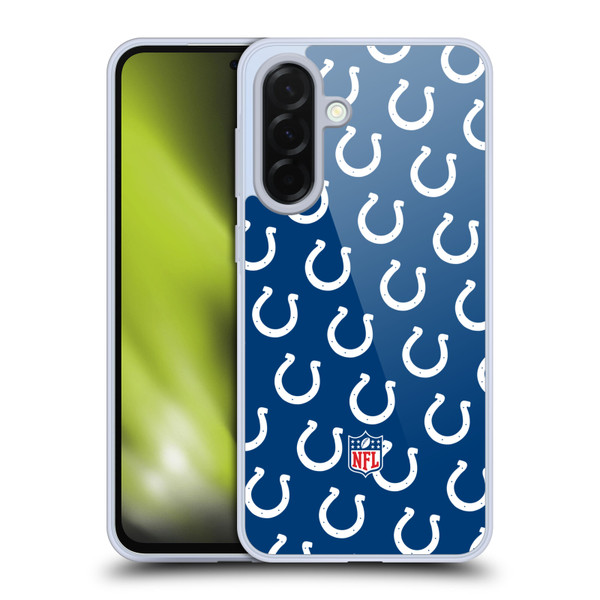 NFL Indianapolis Colts Artwork Patterns Soft Gel Case for Samsung Galaxy A36 5G