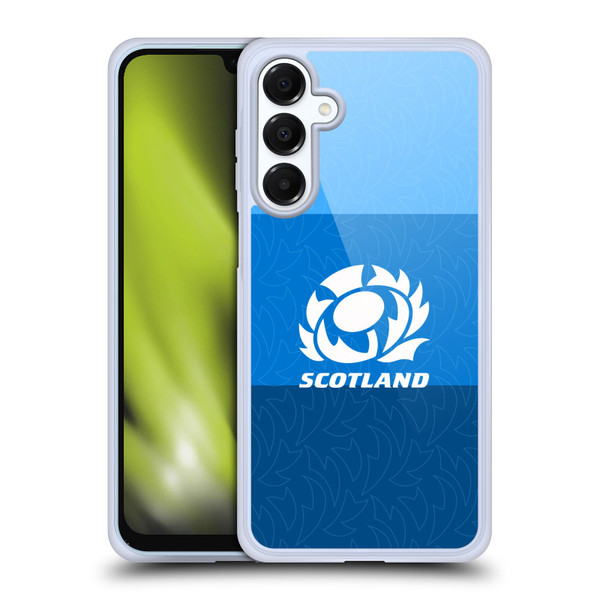 Scotland Rugby Graphics Stripes Pattern Soft Gel Case for Samsung Galaxy A16 5G & MagSafe