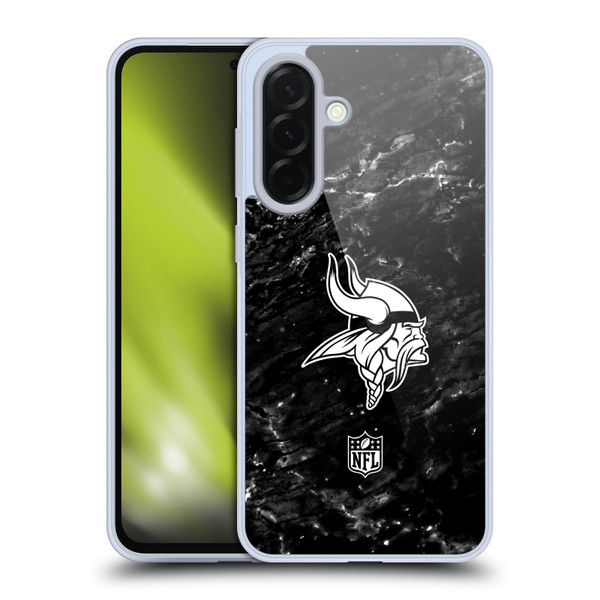 NFL Minnesota Vikings Artwork Marble Soft Gel Case for Samsung Galaxy A36 5G