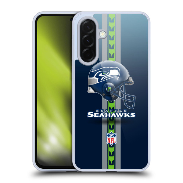 NFL Seattle Seahawks Logo Helmet Soft Gel Case for Samsung Galaxy A36 5G