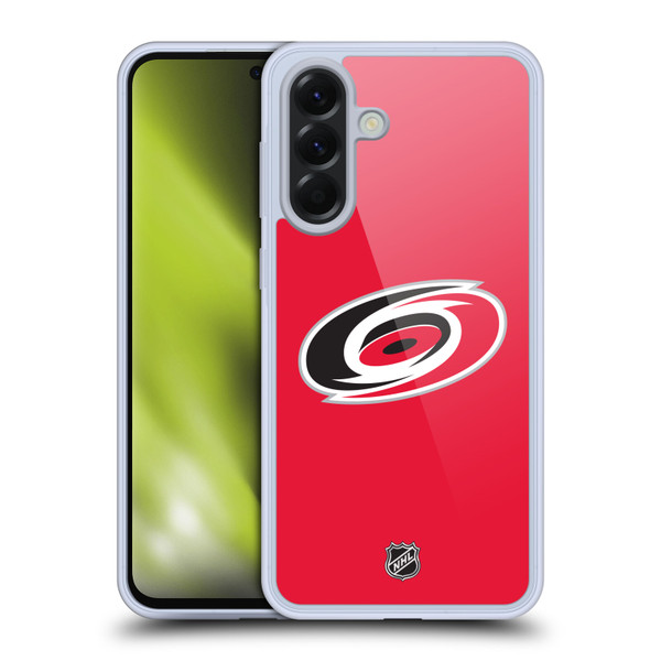 NHL Carolina Hurricanes Plain Soft Gel Case for Samsung Galaxy A56 5G