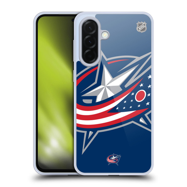 NHL Columbus Blue Jackets Oversized Soft Gel Case for Samsung Galaxy A36 5G