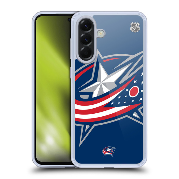 NHL Columbus Blue Jackets Oversized Soft Gel Case for Samsung Galaxy A56 5G