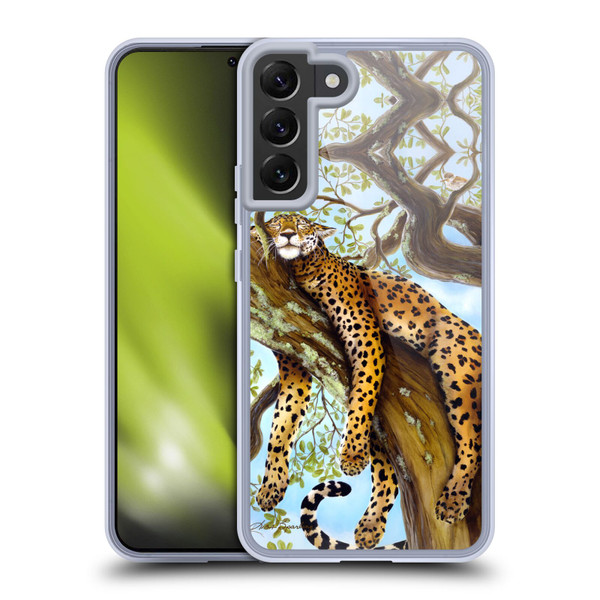 Lisa Sparling Creatures Leopard Soft Gel Case for Samsung Galaxy S22+ 5G & MagSafe