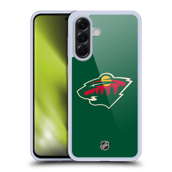 NHL Minnesota Wild Plain Soft Gel Case for Samsung Galaxy A56 5G