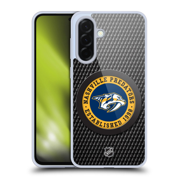NHL Nashville Predators Puck Texture Soft Gel Case for Samsung Galaxy A36 5G