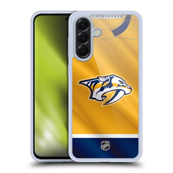 NHL Nashville Predators Jersey Soft Gel Case for Samsung Galaxy A56 5G