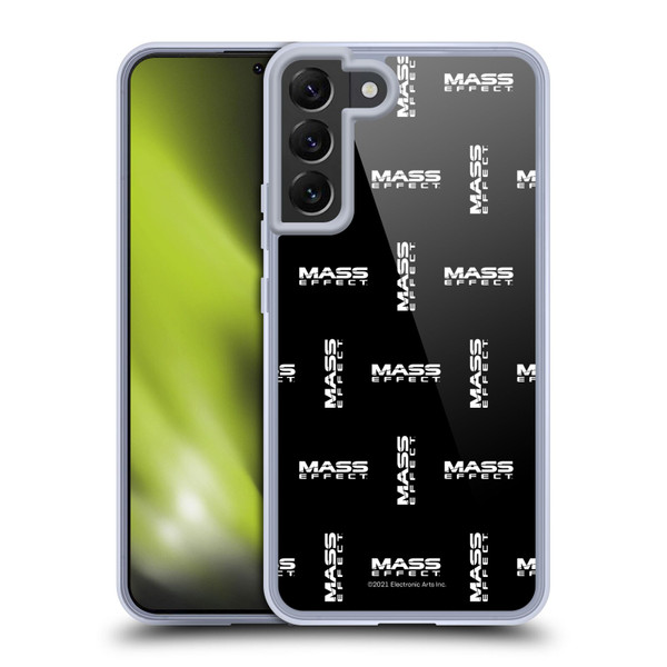 EA Bioware Mass Effect Graphics Logo Pattern Soft Gel Case for Samsung Galaxy S22+ 5G & MagSafe