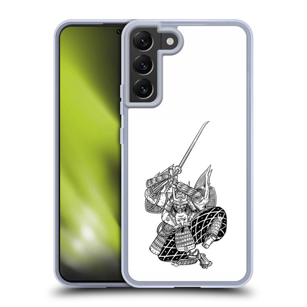 Matt Bailey Samurai Sword Attack Soft Gel Case for Samsung Galaxy S22+ 5G & MagSafe