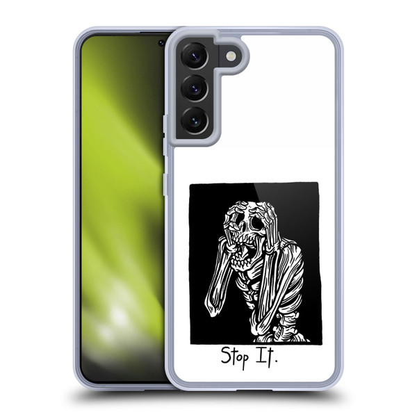 Matt Bailey Skull Stop It Soft Gel Case for Samsung Galaxy S22+ 5G & MagSafe
