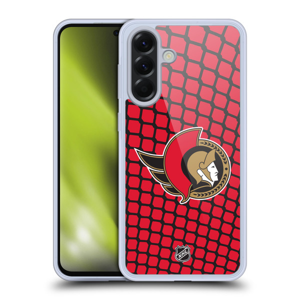 NHL Ottawa Senators Net Pattern Soft Gel Case for Samsung Galaxy A56 5G