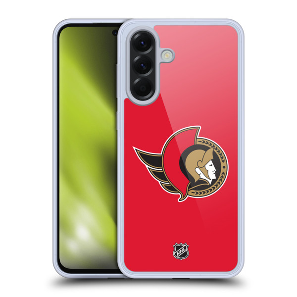 NHL Ottawa Senators Plain Soft Gel Case for Samsung Galaxy A56 5G