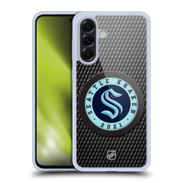NHL Seattle Kraken Puck Texture Soft Gel Case for Samsung Galaxy A56 5G