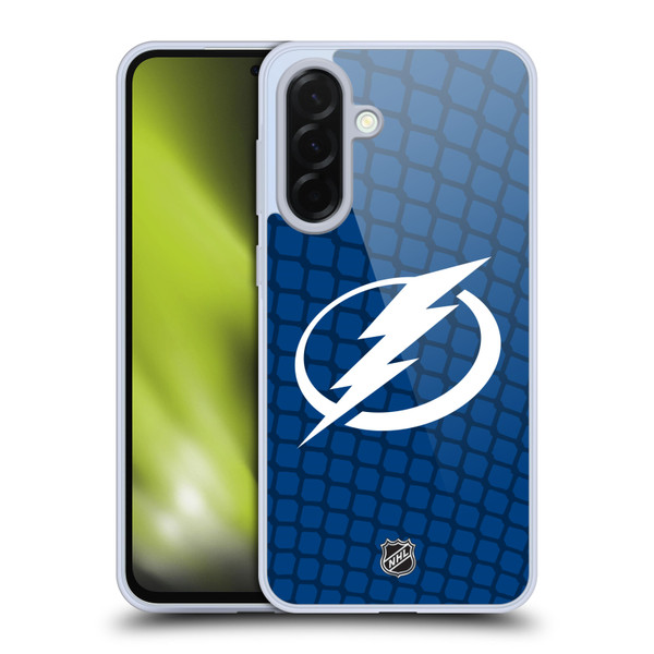 NHL Tampa Bay Lightning Net Pattern Soft Gel Case for Samsung Galaxy A36 5G