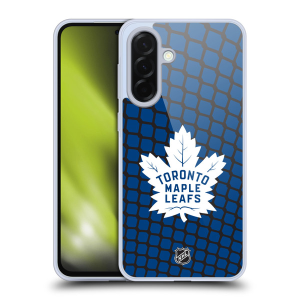 NHL Toronto Maple Leafs Net Pattern Soft Gel Case for Samsung Galaxy A36 5G