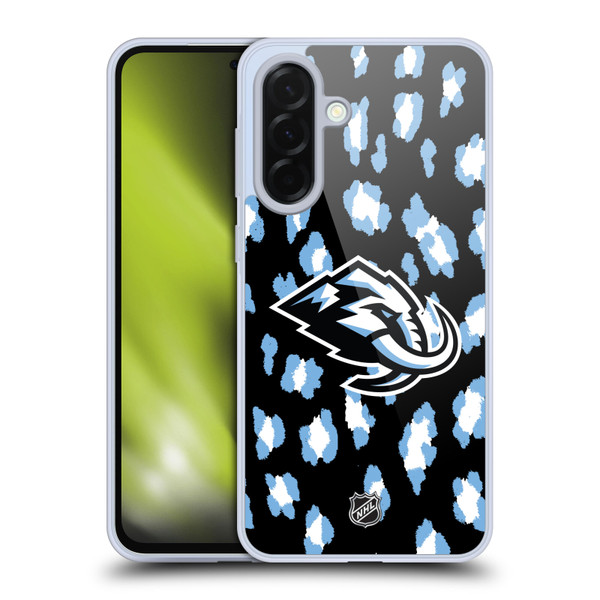 NHL Utah Mammoth Leopard Pattern Soft Gel Case for Samsung Galaxy A36 5G