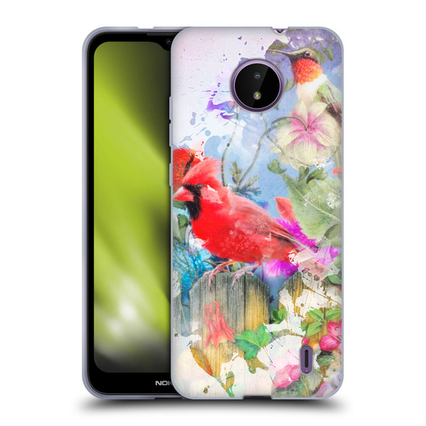 Aimee Stewart Assorted Designs Birds And Bloom Soft Gel Case for Nokia C10 / C20