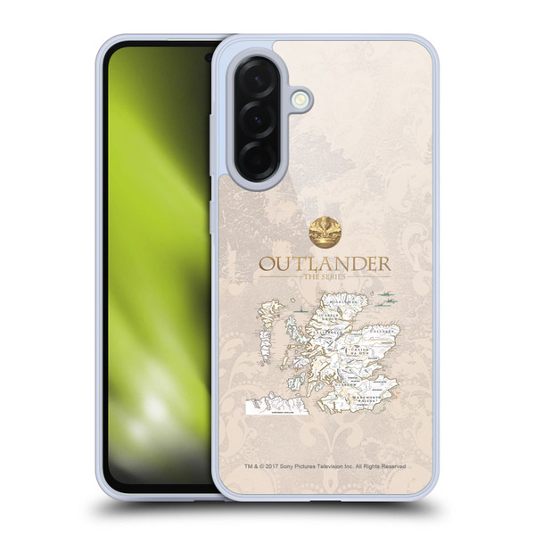 Outlander Seals And Icons Map Soft Gel Case for Samsung Galaxy A36 5G
