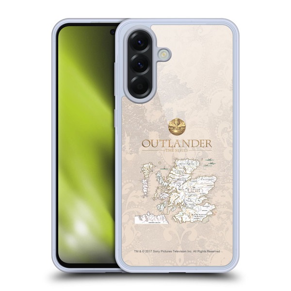 Outlander Seals And Icons Map Soft Gel Case for Samsung Galaxy A56 5G
