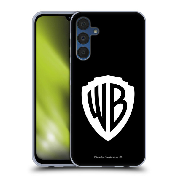 Warner Bros. Shield Logo Black Soft Gel Case for Samsung Galaxy A15 & MagSafe