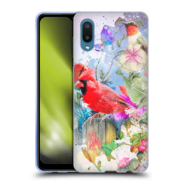 Aimee Stewart Assorted Designs Birds And Bloom Soft Gel Case for Samsung Galaxy A02/M02 (2021)