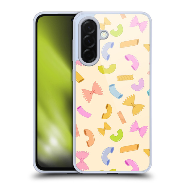 PLdesign Food Patterns Macaroni Pasta Colored Soft Gel Case for Samsung Galaxy A36 5G