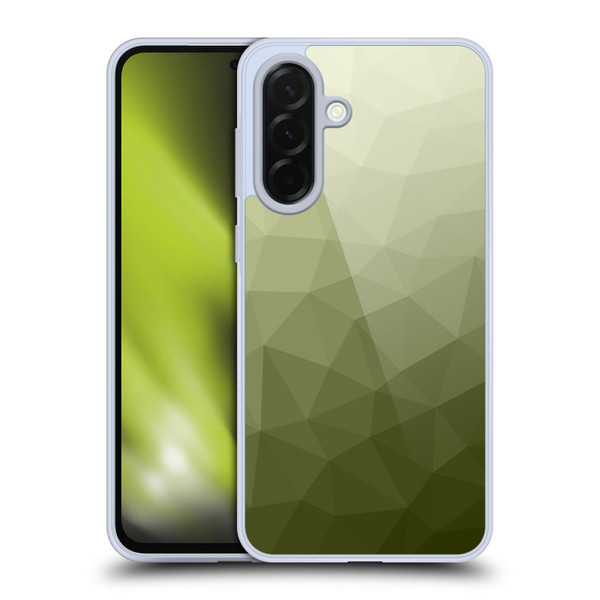 PLdesign Geometric Patterns Army Green Gradient Mesh Soft Gel Case for Samsung Galaxy A36 5G