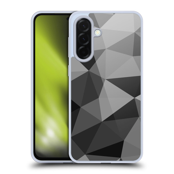 PLdesign Geometric Patterns Dark Gray Mesh Soft Gel Case for Samsung Galaxy A36 5G