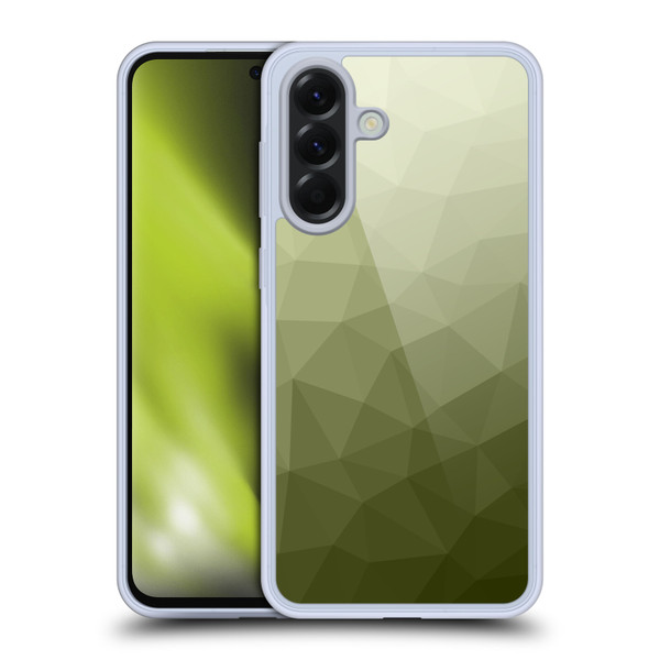 PLdesign Geometric Patterns Army Green Gradient Mesh Soft Gel Case for Samsung Galaxy A56 5G