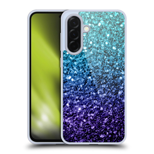 PLdesign Glitter Sparkles Aqua Blue Soft Gel Case for Samsung Galaxy A36 5G