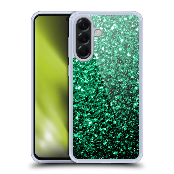PLdesign Glitter Sparkles Emerald Green Soft Gel Case for Samsung Galaxy A56 5G