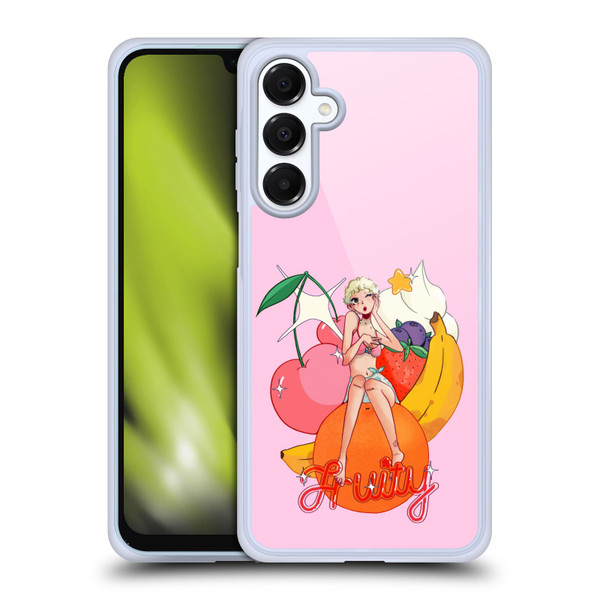 Chloe Moriondo Graphics Fruity Soft Gel Case for Samsung Galaxy A16 5G & MagSafe
