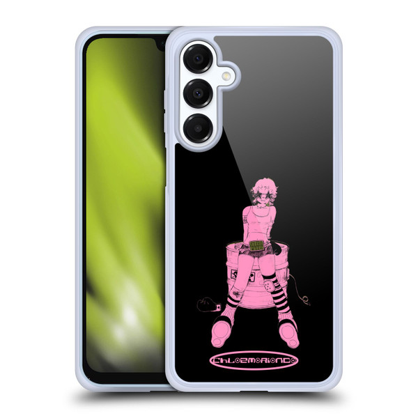 Chloe Moriondo Graphics Pink Soft Gel Case for Samsung Galaxy A16 5G & MagSafe